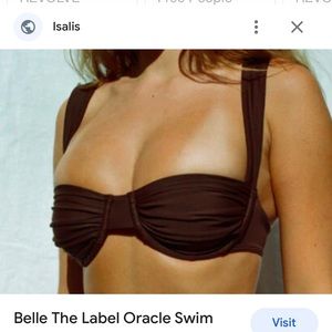Oracle Swim bikini top NWOT